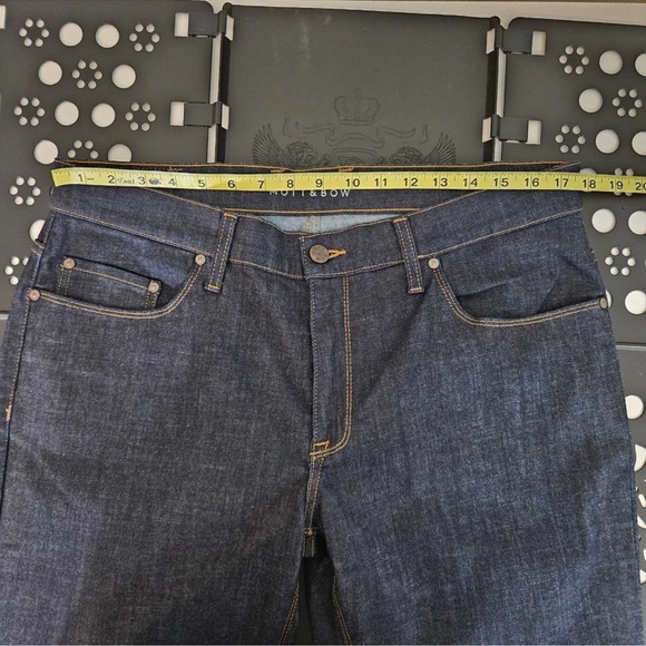 Mott & Bow Straight Leg Mid Rise Crosby Blue Denim Jeans | Men's 35 x 32 - Picture 3 of 15